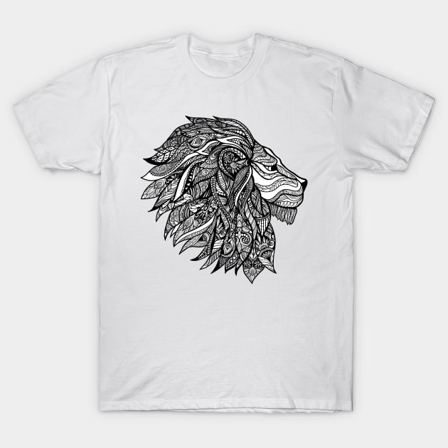 Lion Head T-Shirt by MeksFashion